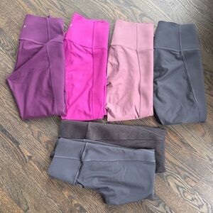 LOT Old Navy Elevate Compression Leggings Sculpt High-waist 7/8 length S PETITE